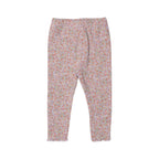 ORANGE & YELLOW FLOWERS PRINTED RIBBED FABRIC PAJAMA