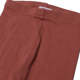 BROWN HEAVY RIBBED FABRIC PLAIN PAJAMA