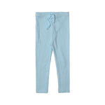 Load image into Gallery viewer, SKY BLUE WITH KNOT RIBBED FABRIC PLAIN PAJAMA TROUSER
