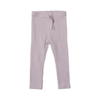 NEW FAWN WITH KNOT RIBBED FABRIC PLAIN PAJAMA TROUSER (MINOR DEFECTION)