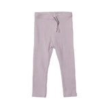 NEW FAWN WITH KNOT RIBBED FABRIC PLAIN PAJAMA TROUSER (MINOR DEFECTION)
