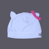 WHITE HELLO KITTY WITH PINK BOW & EARS CAP