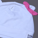 WHITE HELLO KITTY WITH PINK BOW & EARS CAP