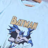 SKY BLUE BATMAN PRINTED HALF SLEEVES T-SHIRT FOR BOYS