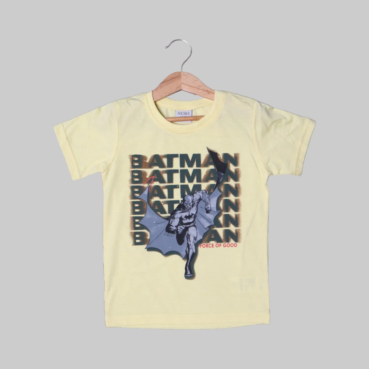 YELLOW BATMAN PRINTED HALF SLEEVES T-SHIRT FOR BOYS Secondary image