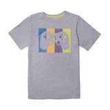 HAZEL GREY GAMING REMOTE PRINTED HALF SLEEVES T-SHIRT
