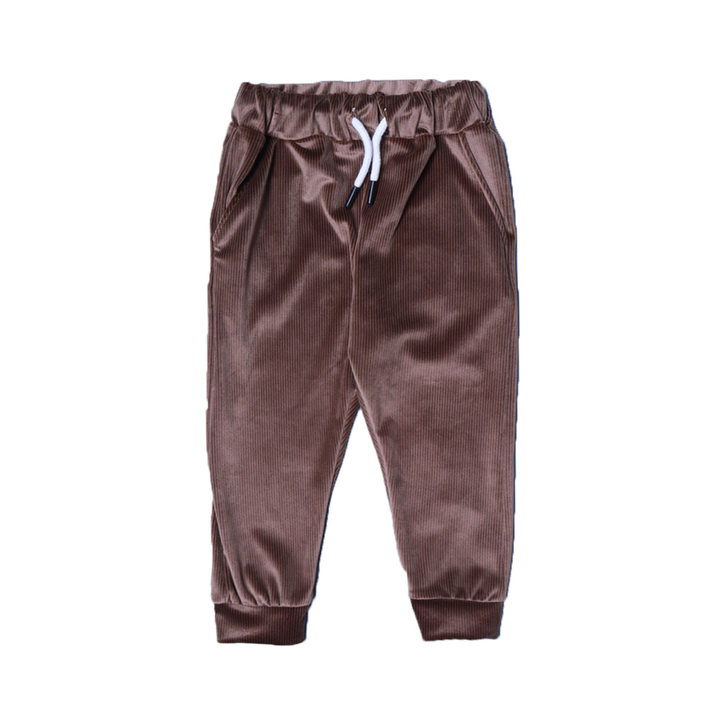 BROWN LINING VALOUR CORDUROY FABRIC HOODIE SUIT FOR WINTERS