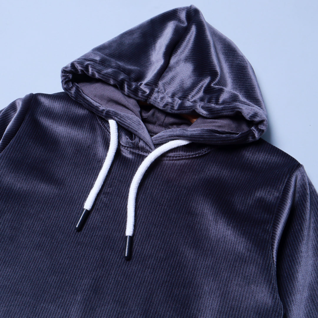 GREY LINING VALOUR CORDUROY FABRIC HOODIE SUIT FOR WINTERS