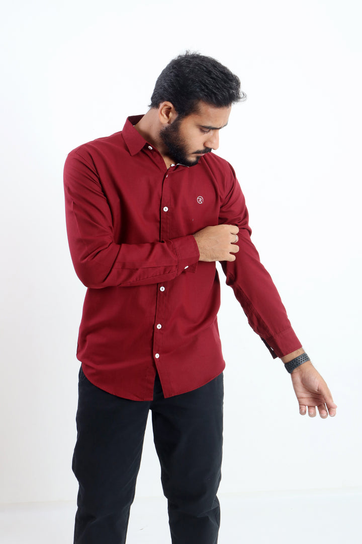 MAROON - PREMIUM QUALITY CASUAL SHIRT FOR MEN