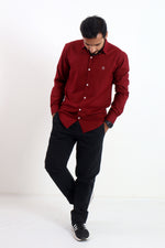 Load image into Gallery viewer, MAROON - PREMIUM QUALITY CASUAL SHIRT FOR MEN

