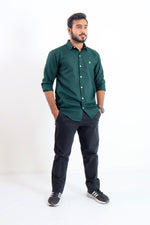 Load image into Gallery viewer, GREEN - PREMIUM QUALITY CASUAL SHIRT FOR MEN

