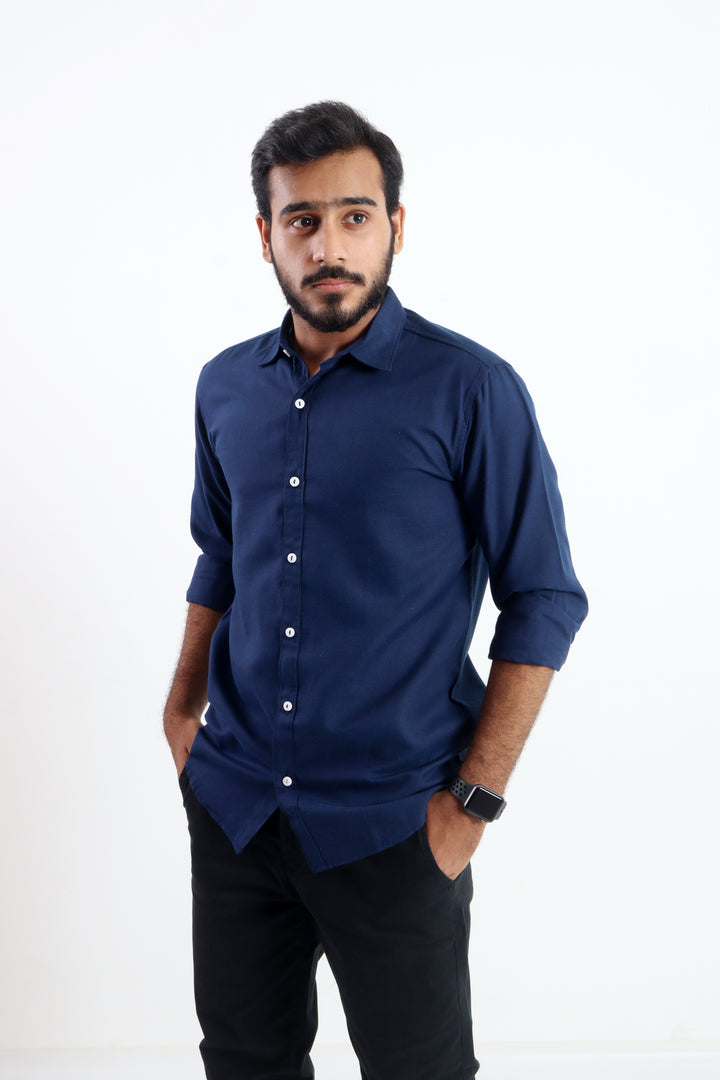 NAVY BLUE - PREMIUM QUALITY CASUAL SHIRT FOR MEN