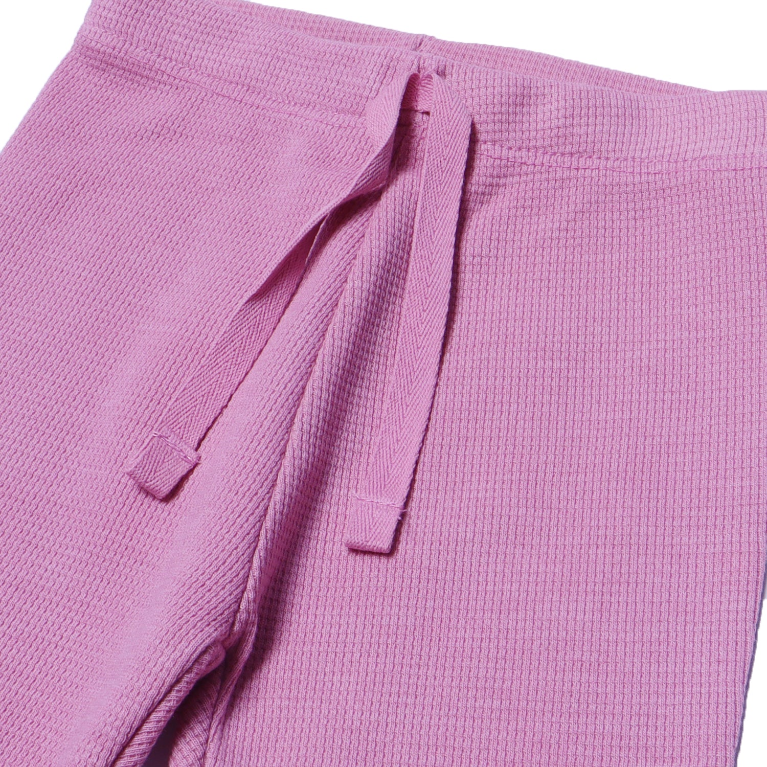 LIGHT PURPLE WITH KNOT THERMAL FABRIC PLAIN PAJAMA TROUSER Secondary image