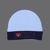 BLUE & BLACK "I LOVE KHALA" PRINTED CAP UNISEX