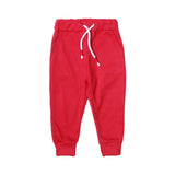 RED TERRY FABRIC "FUR BALLS" WITH FRIL SLEEVES WINTER SUIT