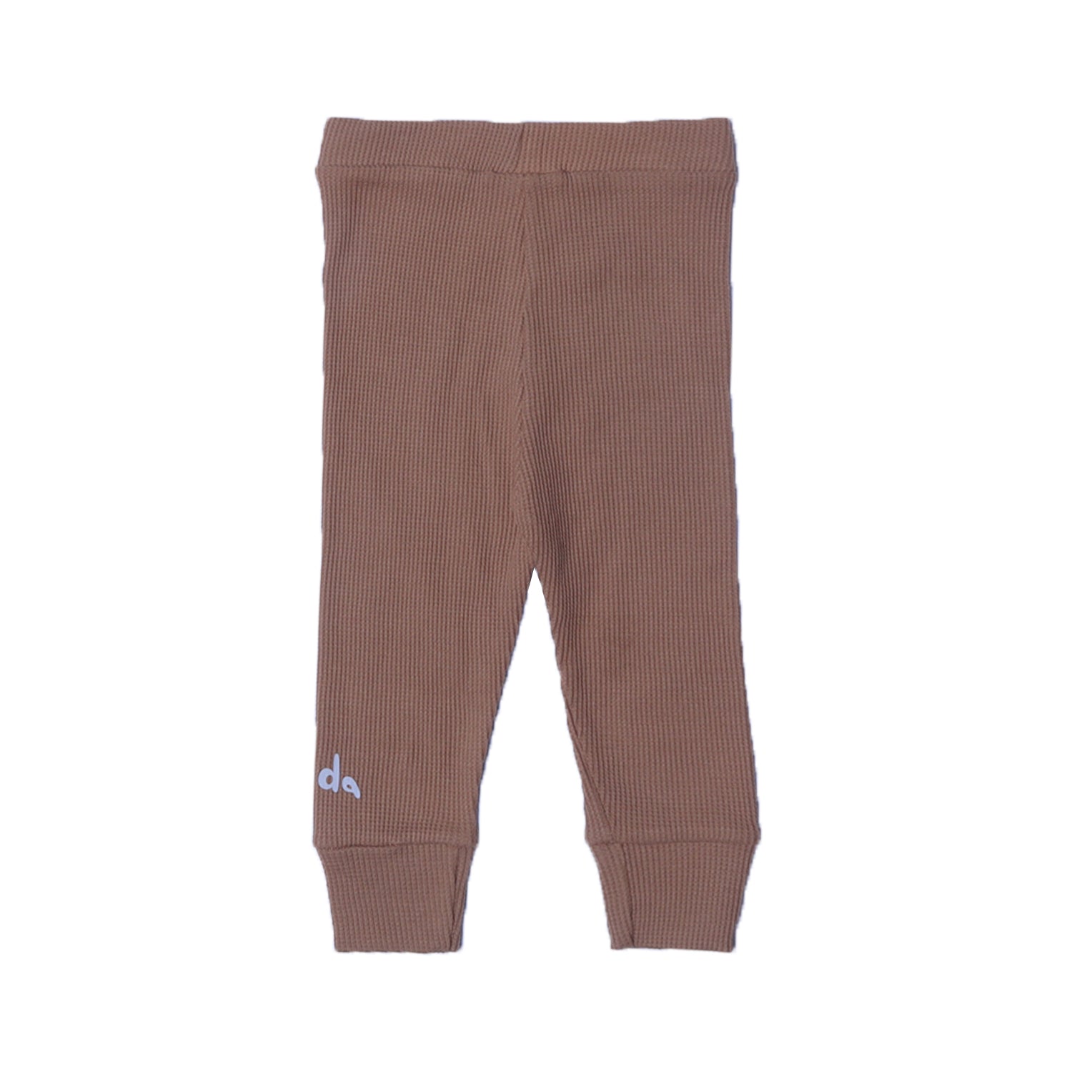 LIGHT BROWN PANDA PRINTED THERMAL TROUSER PAJAMA Main image