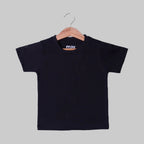 BLACK PLAIN HALF SLEEVES T-SHIRT FOR SUMMERS