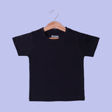 BLACK PLAIN HALF SLEEVES T-SHIRT FOR SUMMERS