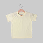 YELLOW PLAIN HALF SLEEVES T-SHIRT FOR SUMMERS