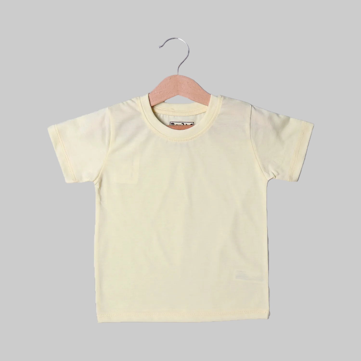 YELLOW PLAIN HALF SLEEVES T-SHIRT FOR SUMMERS