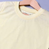 YELLOW PLAIN HALF SLEEVES T-SHIRT FOR SUMMERS