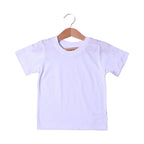 WHITE PLAIN HALF SLEEVES T-SHIRT FOR SUMMERS