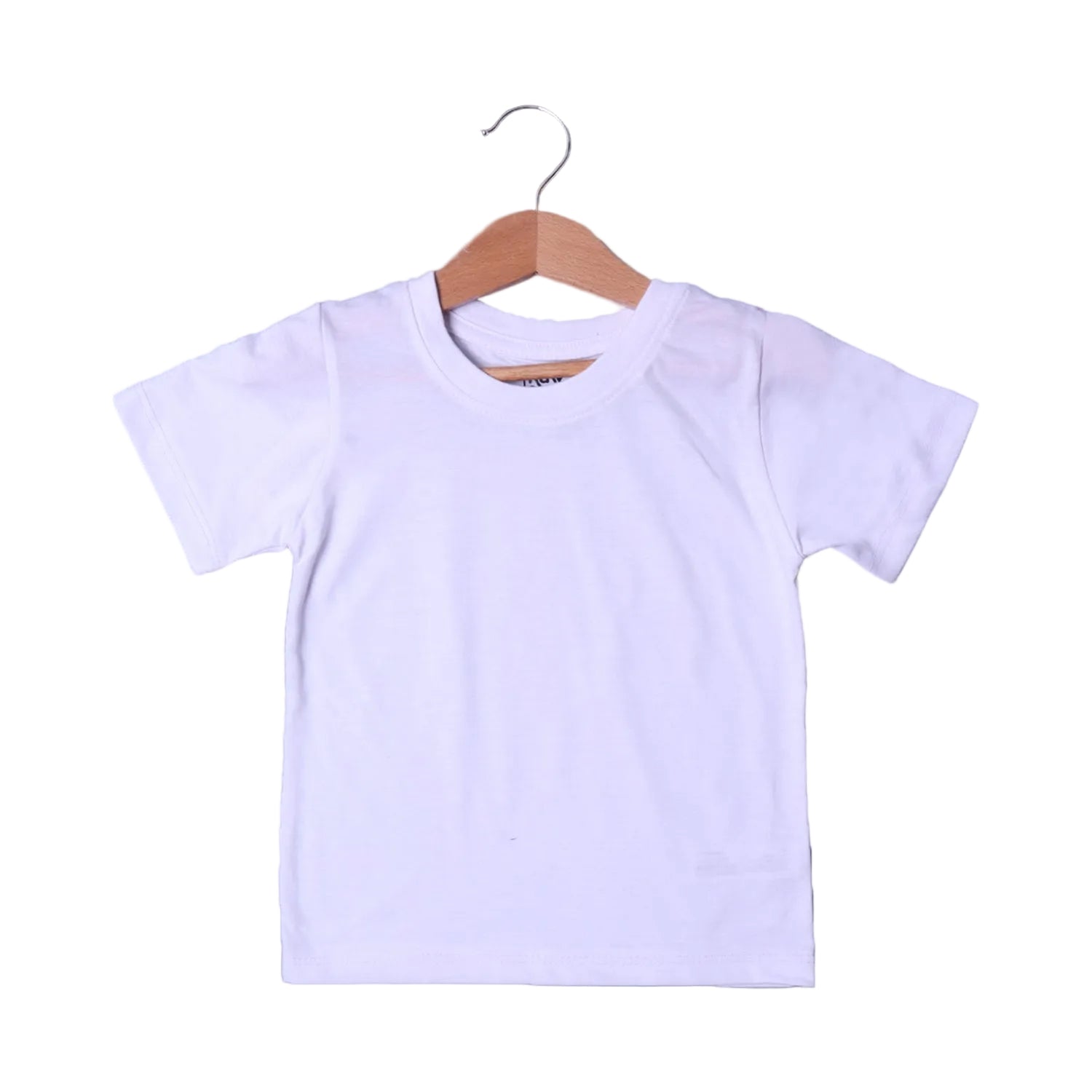 WHITE PLAIN HALF SLEEVES T-SHIRT FOR SUMMERS