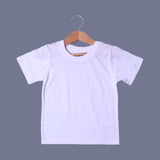 WHITE PLAIN HALF SLEEVES T-SHIRT FOR SUMMERS