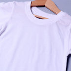 WHITE PLAIN HALF SLEEVES T-SHIRT FOR SUMMERS