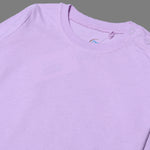 Load image into Gallery viewer, LIGHT PURPLE PLAIN FULL SLEEVES HALF BODY ROMPER
