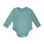 KRYPTONITE GREEN PLAIN FULL SLEEVES HALF BODY ROMPER
