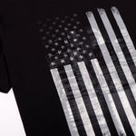 Load image into Gallery viewer, NEW BLACK AMERICAN FLAG PRINTED HALF SLEEVES T-SHIRT
