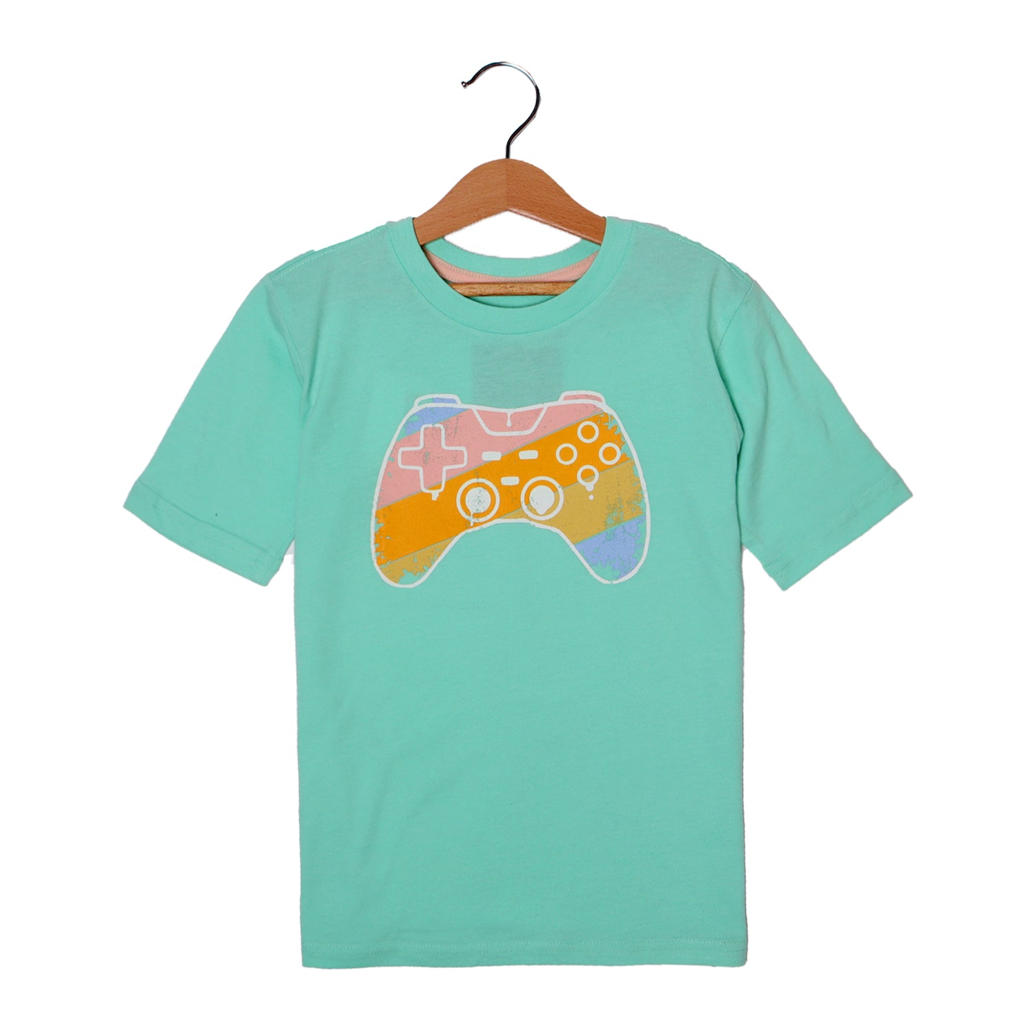 NEW TORTOISE GAME CONTROLLER PRINTED HALF SLEEVES T-SHIRT Main image