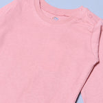 Load image into Gallery viewer, BABY PINK PLAIN FULL SLEEVES HALF BODY ROMPER
