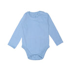 TURQOUISE PLAIN FULL SLEEVES HALF BODY ROMPER