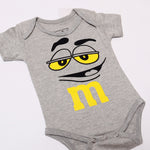 Load image into Gallery viewer, Hazel Grey M Face Print Romper

