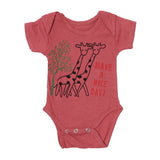 NEW BLUSH PINK GIRAFFE HAVE A NICE DAY PRINTED ROMPER