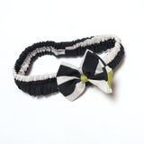 NEW BLACK & WHITE BOW GIRLS HAIR BAND