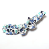 NEW WHITE WITH HEARTS PRINTED BOW GIRLS HAIR BAND