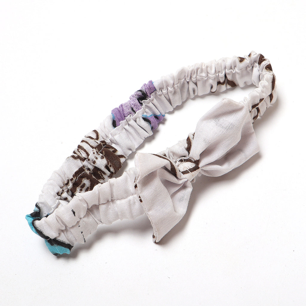 NEW WHITE BOW GIRLS HAIR BAND