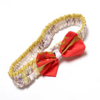 NEW YELLOW WITH ORANGE BOW GIRLS HAIR BAND