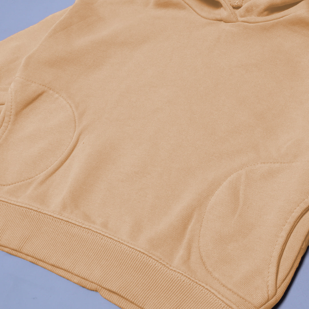 FAWN DOUBLE POCKET PLAIN HOODIE FOR BOYS & GIRLS