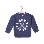 Load image into Gallery viewer, GREY &quot;BEAR NEW YORK CITY&quot; PRINT TERRY FABRIC SWEATSHIRT
