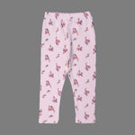 Load image into Gallery viewer, CREAM FLOWERS PRINTED THERMAL FABRIC PAJAMA TROUSER

