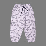 Load image into Gallery viewer, CREAM WITH DINO PRINTED JOGGER PANTS TROUSER
