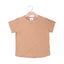 LIGHT BROWN PLAIN HALF SLEEVES T-SHIRT