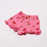 NEW PINK WATERMELON PRINTED SHORT