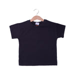 Load image into Gallery viewer, PLAIN DULL BLACK HALF SLEEVES T-SHIRT
