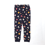 NEW NAVY BLUE PLANETS & UFO PRINTED PAJAMA TIGHT