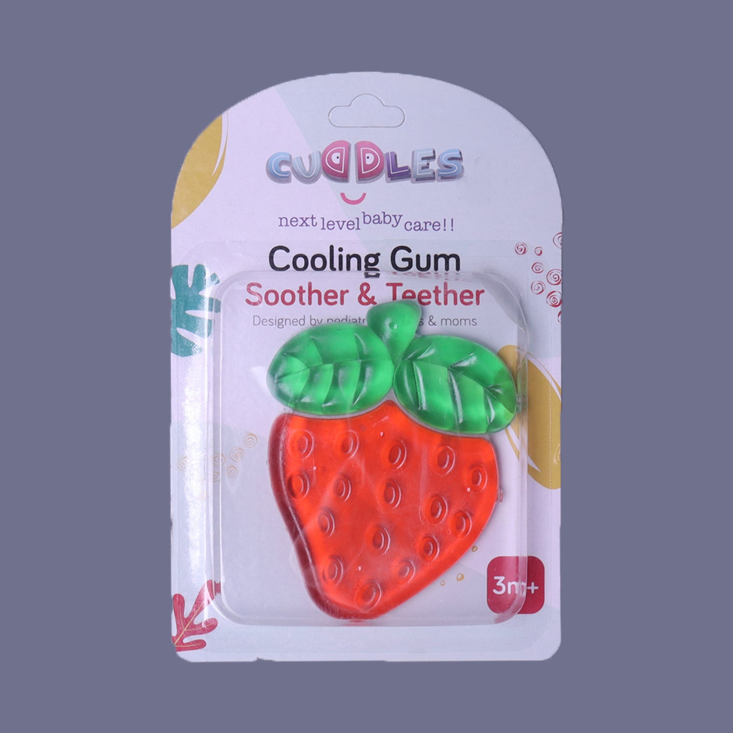 Cuddles Baby Cooling Gum & Teether – STRAWBERRY Main image